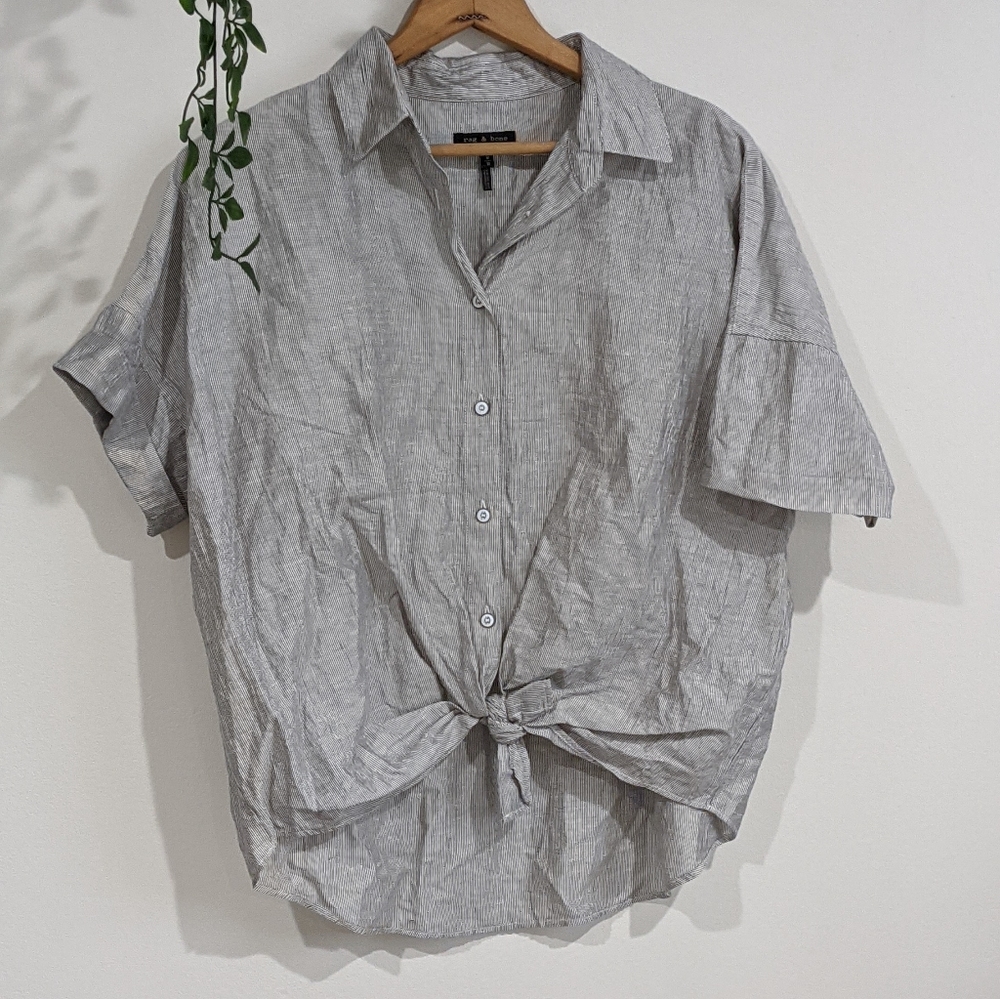 rag & bone striped shirt